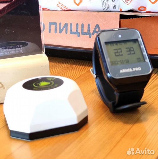 Беспроводная система/кнопка вызова официанта часы