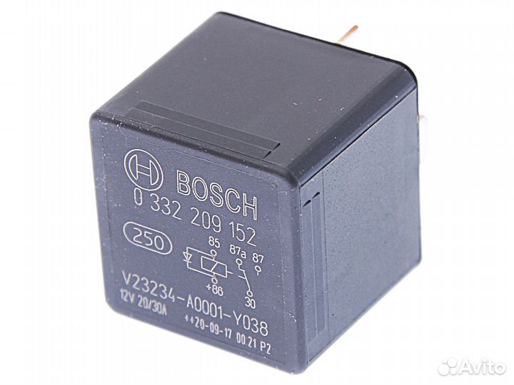 Реле mercedes (12V,30A) bosch