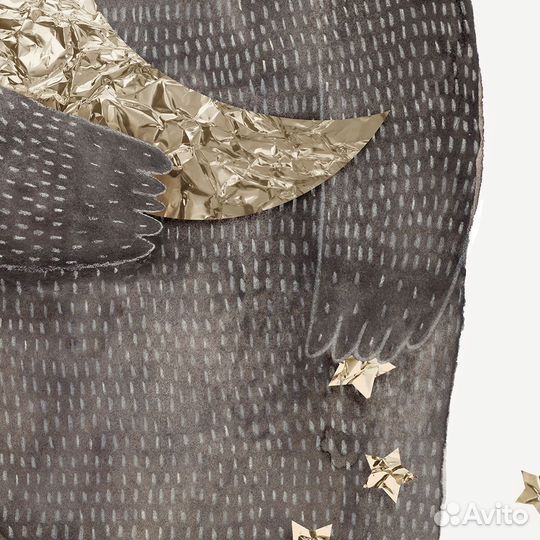 Постер детский с медведем