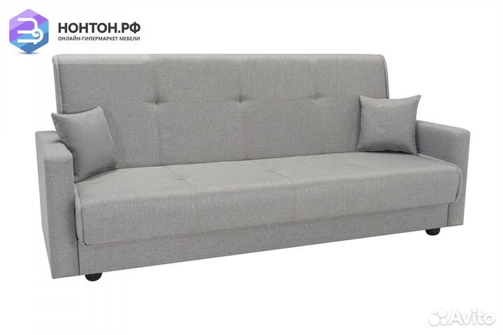 Диван книжка Прайм серый