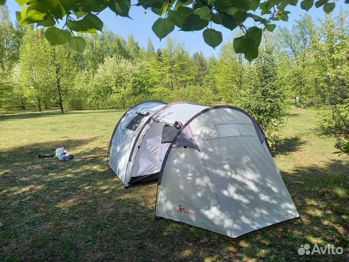 Палатка 4 местная с тамбуром