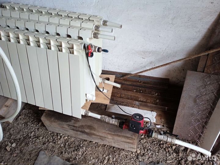 Отопительная система в сборке