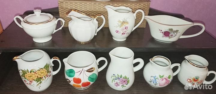 Молочник сахарница соусник СССР