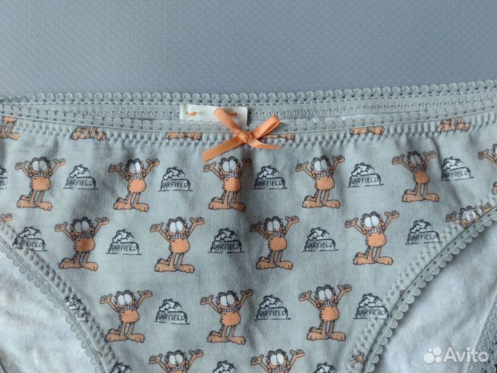 Новые женские трусы Oysho L/42 Гарфилд хлопок