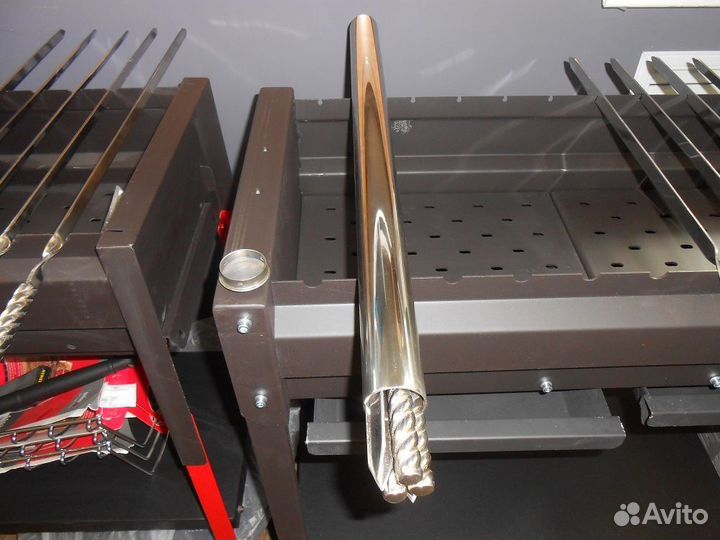 Шампур стальной полированный - Chromium Steel 35 с