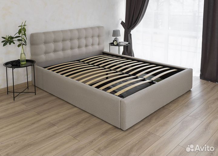 Кровать с матрасом двуспальная 160х200 Марсель