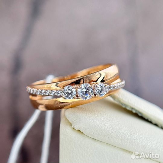 Золотое кольцо женское 585 золото