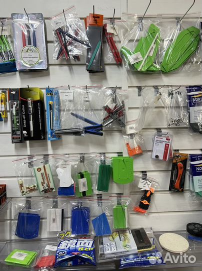 Пленка для фар гибрид прозрачный 30см H100 Daytona