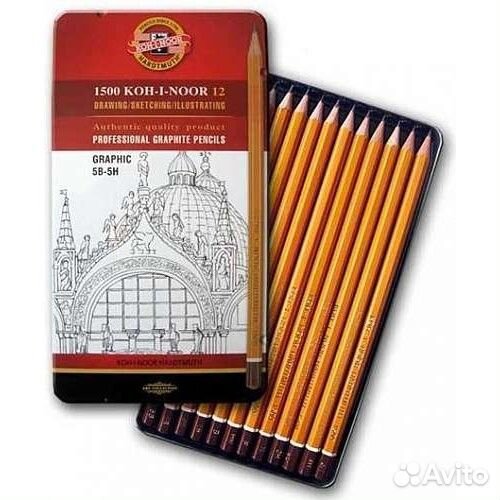 Набор карандашей чернографитных Koh-i-noor