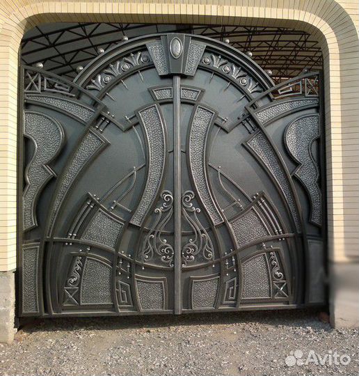 Кованые ворота в Ахтах от производителя