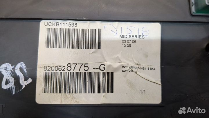 Щиток приборов Renault Clio, 2006