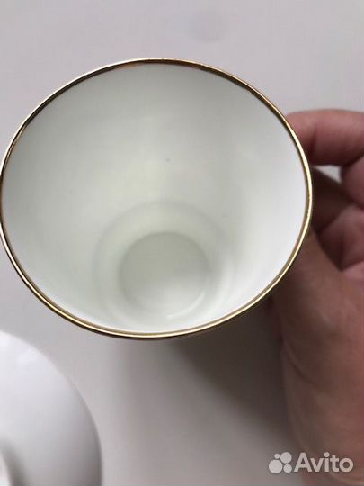 Кофейная пара лфз костяной фарфор