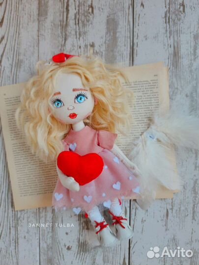 Кукла подарок на день влюблённых