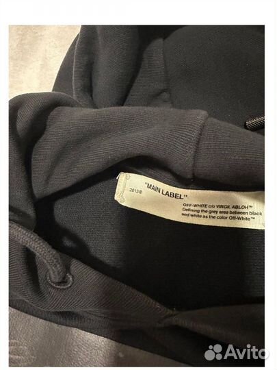 Зип худи OFF white Оригинал