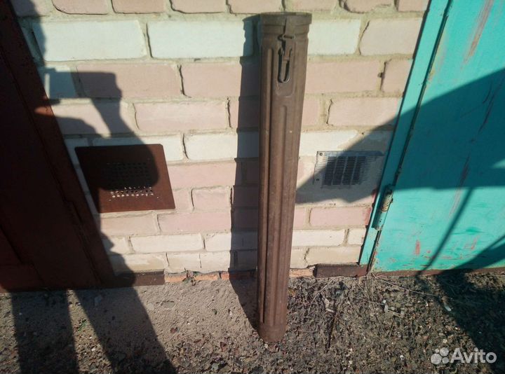 Старинный военный пенал для чертежей