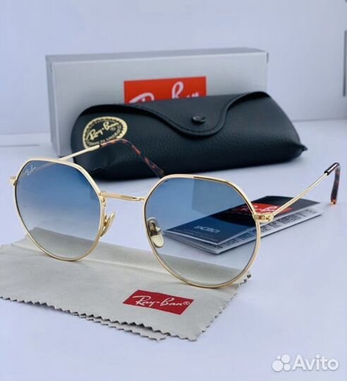 Очки ray ban Jack голубые