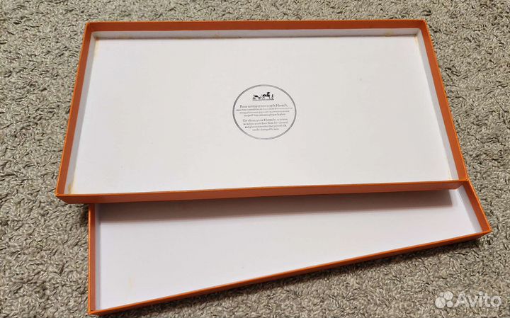 Коробка от платка hermes paris оригинал