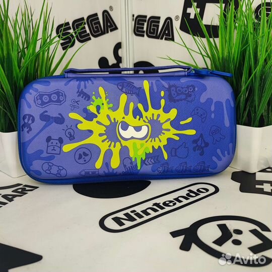 Чехол Nintendo Switch Oled Splatoon + Бампер