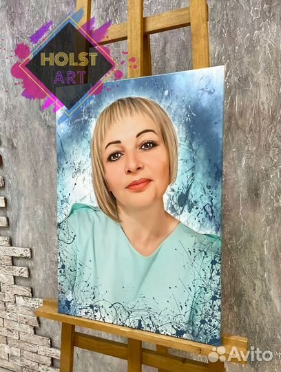 Портрет на холсте по фото