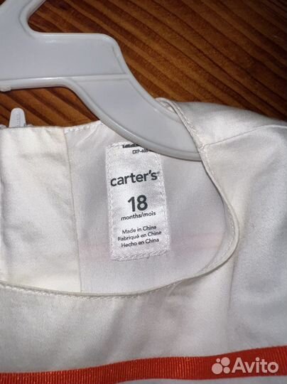 Платье праздничное Carters 18 месяцев