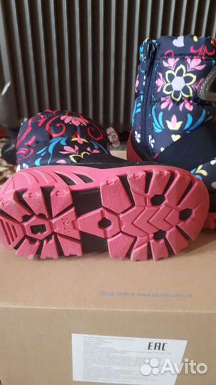 Сапоги зимние для девочки