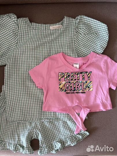 Вещи детские пакетом на девочку 98 zara h&m geegay