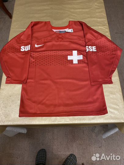 Хоккейное джерси Швейцария Nike