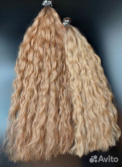 Волосы для наращивания Exclusive +, кудри, опт