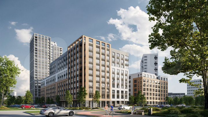 Квартира-студия, 33,9 м², 10/10 эт.