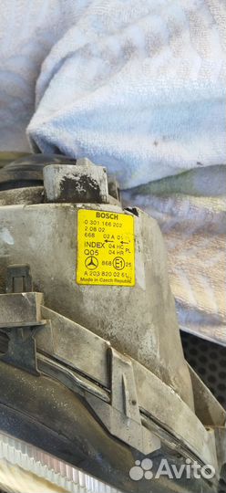 Фары mercedes w203