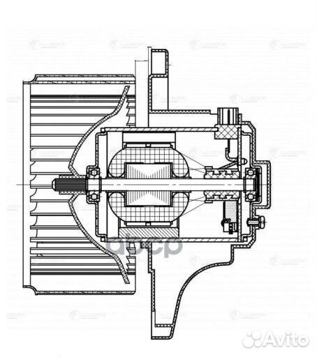 Мотор отопителя hyundai tucson 04/KIA sportage