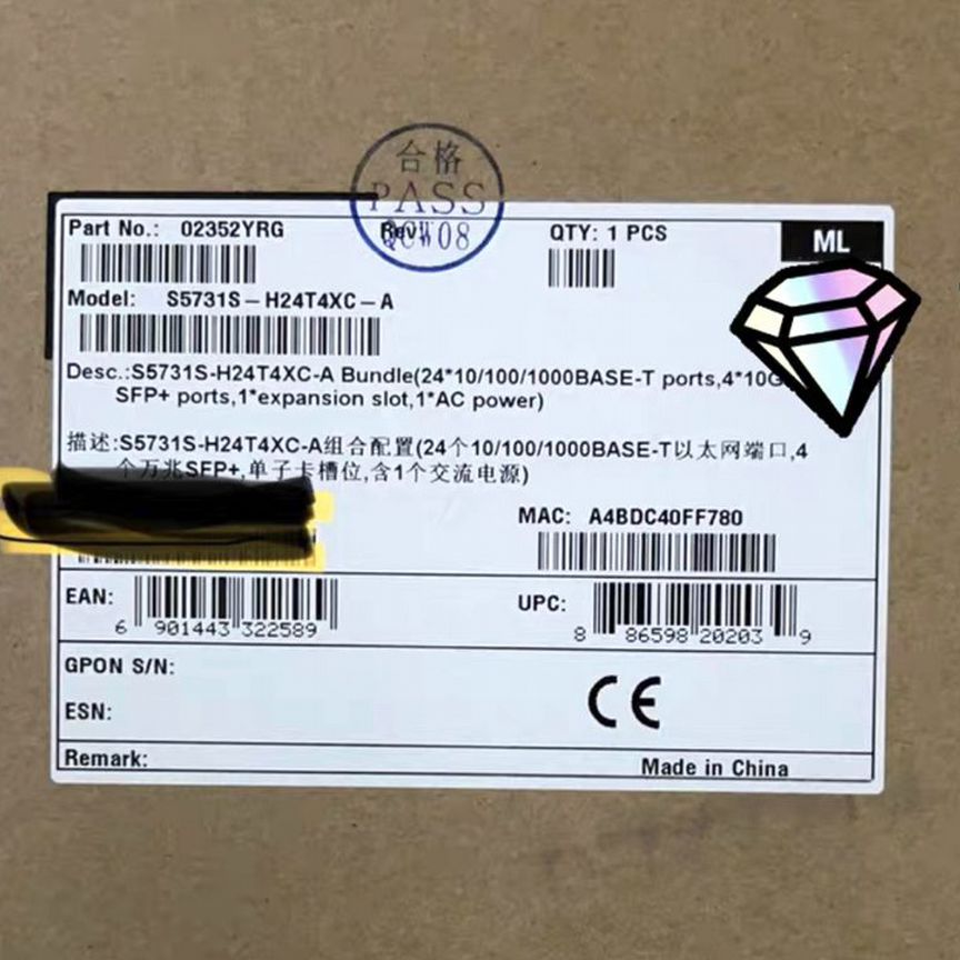 [S5731S-H24T4XC-A] Коммутатор Huawei (С Ac Бп) S5731s-H24t4xc-A