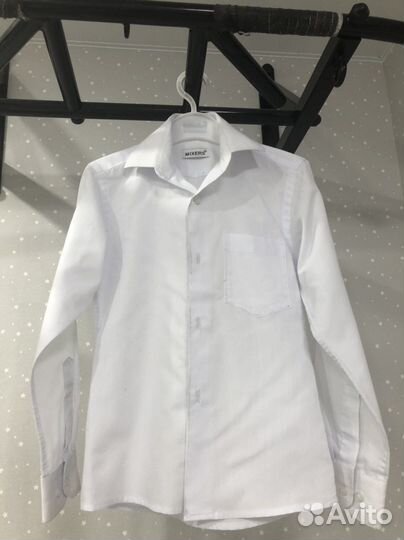 Пакетом рубашки+жилетка 122см