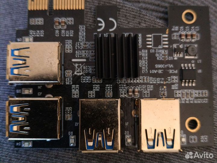 Переходник PCI-E на PCI-E 1x4