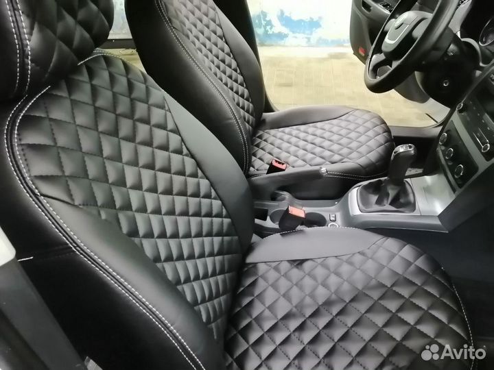 Чехлы в Ромб на Skoda Octavia А5 от Автопилот