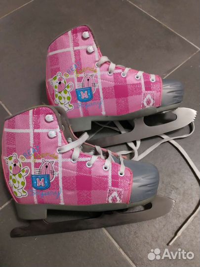 Коньки детские фигурные раздвижные