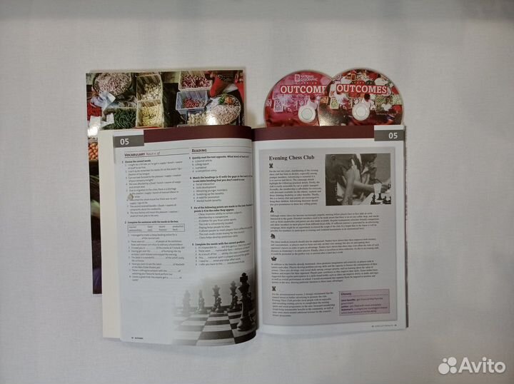 Outcomes Advanced / комплект (SB,WB,CD) новые