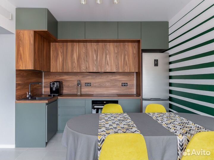 Кухня по проекту с антресолями на заказ