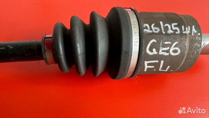 Привод передний левый Honda Fit GE6 L13A 2010