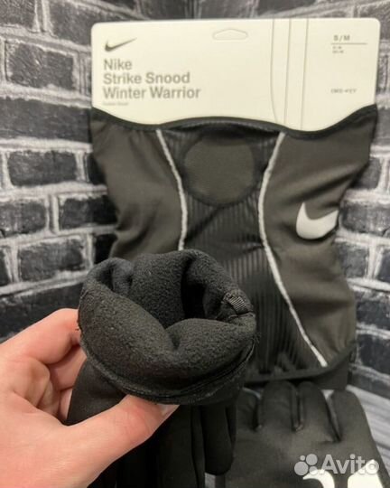 Комплект Снуд+Перчатки Nike оригинальное качество