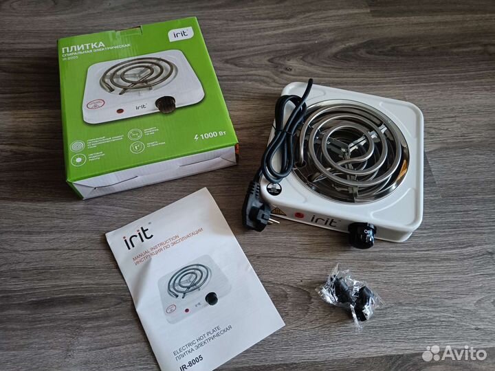 Плитка электрическая настольная новая