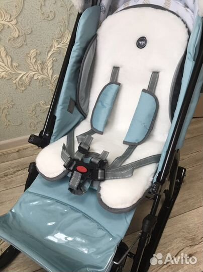 Детские коляска-санки Nika kids 7-5 с шишками