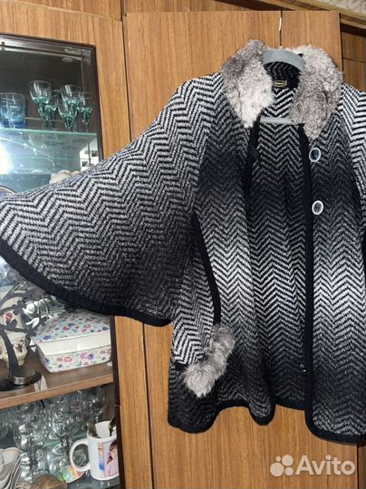 Жакет 50 размер шерстяной трикотаж