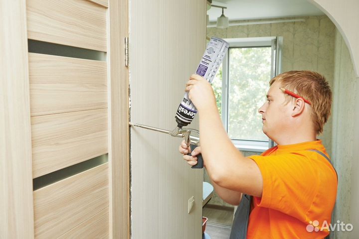 Дверь межкомнатная с установкой