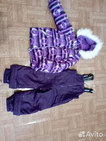 Зимний костюм для девочки 104