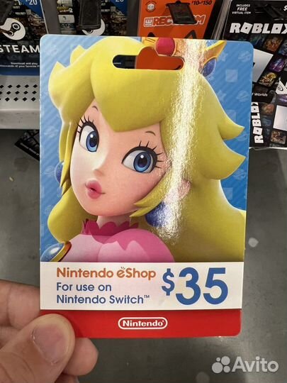 Карты пополнения nintendo eshop