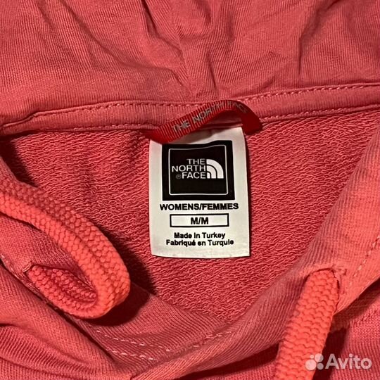 Коралловый цвет худи The North Face ориг