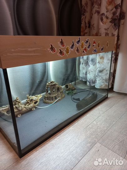 Аквариум с подсветкой и фильтром