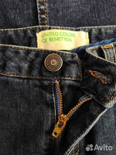 Benetton юбка джинсовая