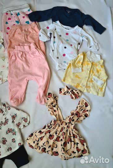 Вещи пакетом на девочку 56-62